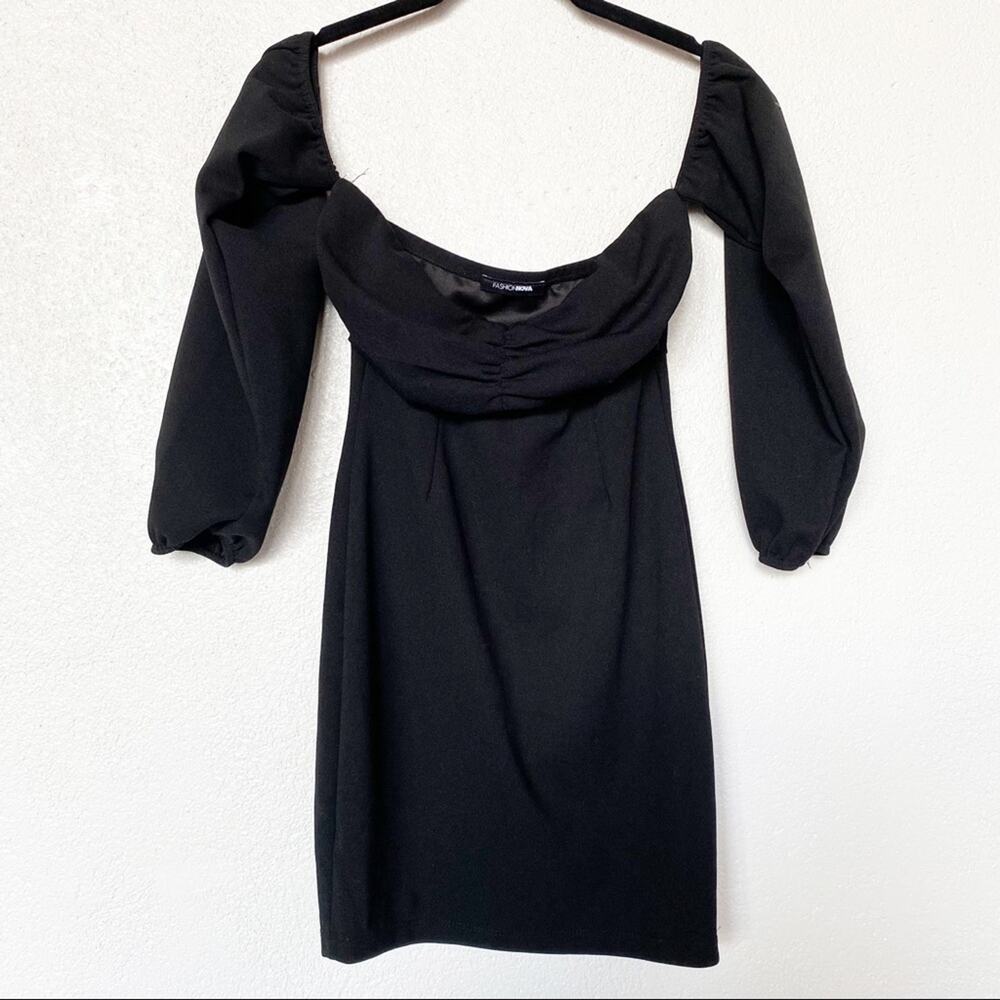 Fashion Nova Off the Shoulder Cutout Mini Dress Size Small